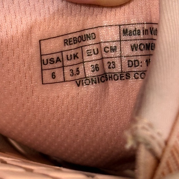 Women’s VIONIC Adjustable Recovery slide sandals- Rebound. Pink- Size 6 - Picture 7 of 7